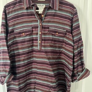 Ariat Women’s Multicolor Striped Button Down Shirt